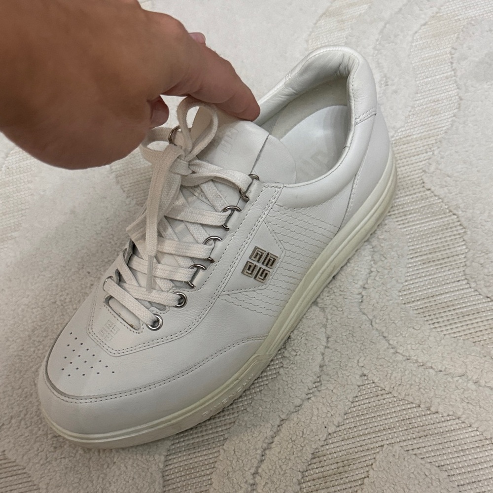 Givenchy White Leather Sneakers for Men